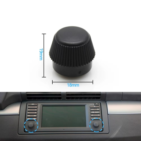 Buton Rotita Consola Radio Dedicat BMW E53 E39 E38, Volum Audio, B [1]