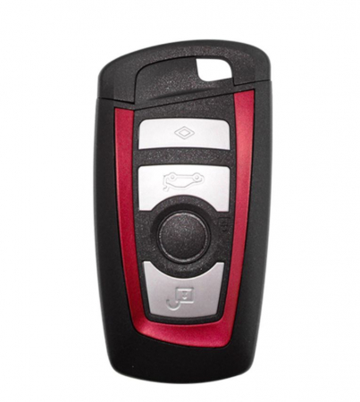 CARCASE CHEIE - Carcasa Cheie Telecomanda Dedicat BMW Seria F, 4 butoane, Rosu