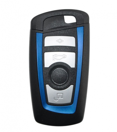CARCASE CHEIE - Carcasa Cheie Telecomanda Dedicat BMW Seria F, 4 butoane, Albastru