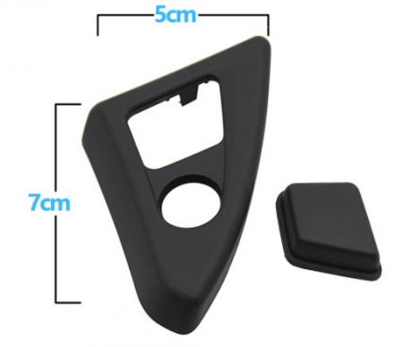 Buton Ornament Cotiera Dedicat BMW Seria 5 F10 F11, NonFacelift, Negru [1]