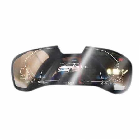 FOLII ECRANE - Folie 9H Sticla Ecran Display Vitezometru Turometru cu Camera BMW 5 6GT 7 G11 G12 G30 G31, F013