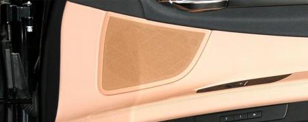 Grila Sita Boxa Difuzor Usa Dedicat BMW F01 F02, Dreapta Fata, Maro Deschis [1]