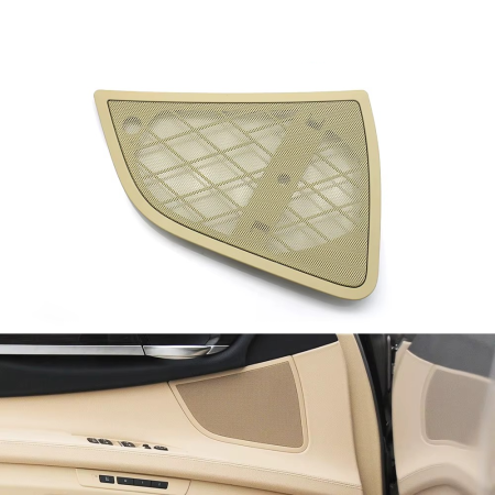 Grila Sita Boxa Difuzor Usa Dedicat BMW F01 F02, Stanga Fata, Bej [1]