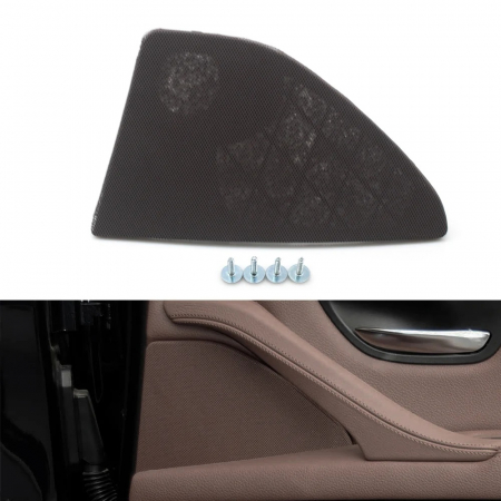 Grila Sita Capac Difuzor Boxa Usa Portiera Dedicat BMW Seria 5 F10 F11, Spate, Dreapta, Moka [1]