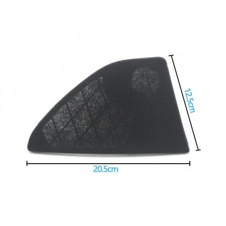 Grila Sita Capac Difuzor Boxa Usa Portiera Dedicat BMW Seria 5 F10 F11, Spate, Stanga, Negru [2]