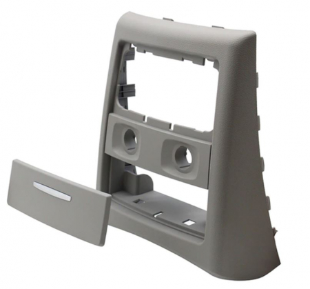 E90 E91 E92 E93 - Trim Ornament Rama Grila Ventilatie Aer Dedicat BMW Seria 3 E90 E91, Climatronic, cu scrumiera, Gri