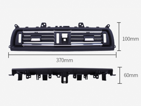 Grila Ventilatie Aer Dedicat BMW Seria 5 F10 F11, Central, cu insertii crom [1]