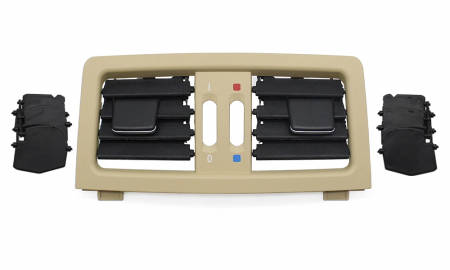 Grile Ventilatie Aer Dedicat BMW Seria 5 E60 E61, Central-Spate, Bej