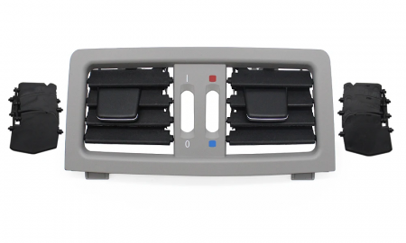 Grile Ventilatie Aer Dedicat BMW Seria 5 E60 E61, Central-Spate, Gri