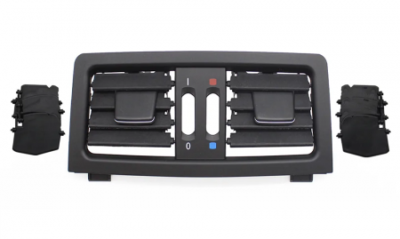 Grile Ventilatie Aer Dedicat BMW Seria 5 E60 E61, Central-Spate, Negru [0]