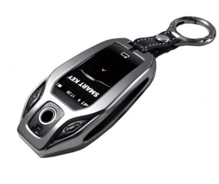 HUSE CHEIE G - Husa Breloc Protectie Cheie Telecomanda Butoane BMW G01 G02 G05 G06 G07 G15 G20 G21 G22 G30 G31, Gri