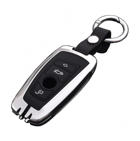 HUSE CHEIE F - Husa Cheie BMW Zinc cu Breloc, Argintiu H0030