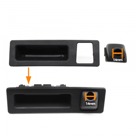 Maner Buton Deschidere Portbagaj Haion Dedicat BMW Compatibile, cu camera [1]