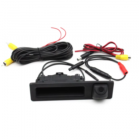 Maner Buton Deschidere Portbagaj Haion Dedicat BMW F20 F22 F30 F34 F36 F10 F01 F06 F48 F25 F26 F15 F16, cu cabluri camera marsarier [1]