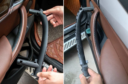 Maner Interior Usa Pasager Dedicat BMW X5 X6 F15 F16, Stanga, Negru [1]