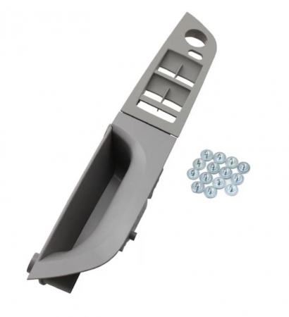 Maner Ornament Butoane Gemuri Oglinzi Sofer BMW Seria 3 E90 E91, Stanga, Gri