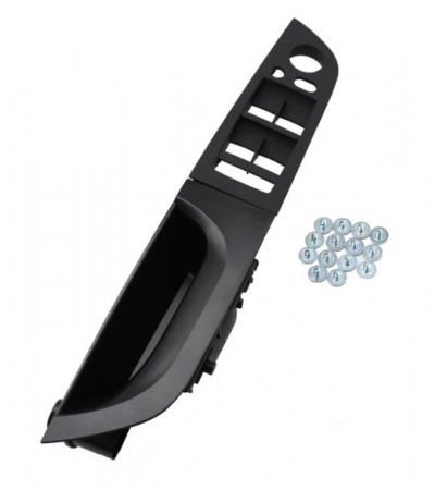 Maner Ornament Butoane Gemuri Oglinzi Sofer BMW Seria 3 E90 E91, Stanga, Negru