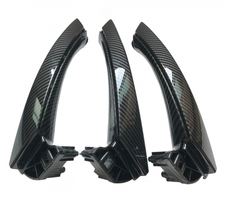E90 E91 E92 E93 - Set 3 Manere Complete Usi Portiere Dedicat BMW Seria 3 E90 E91 E92, Carbon