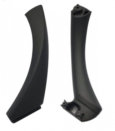 Maner Complet Usa Portiera Dedicat BMW Seria 3 E90 E91 E92, Stanga spate, Negru