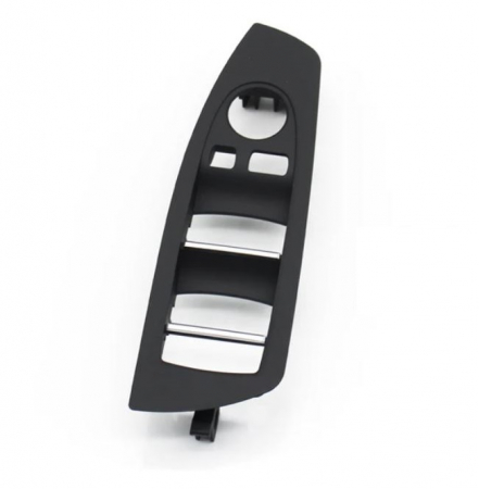 F01 F02 - Trim Ornament Masca Rama Usa Butoane Geamuri Oglinzi Dedicat BMW Seria 7 F01 F02, Stanga, Negru