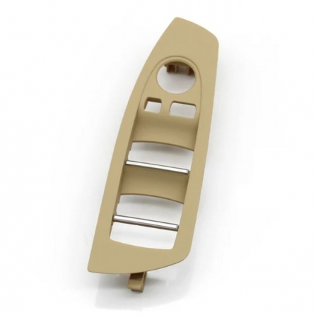 MANERE - Trim Ornament Masca Rama Usa Butoane Geamuri Oglinzi Dedicat BMW Seria 7 F01 F02, Stanga, Bej