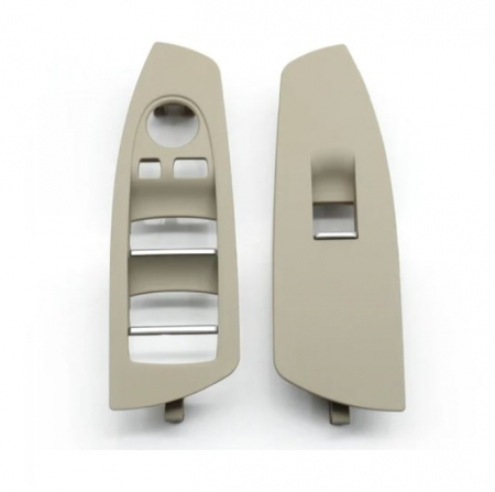 F01 F02 - Set Trim Ornament Masca Rama Usa Butoane Geamuri Oglinzi Dedicat BMW Seria 7 F01 F02, Oyster
