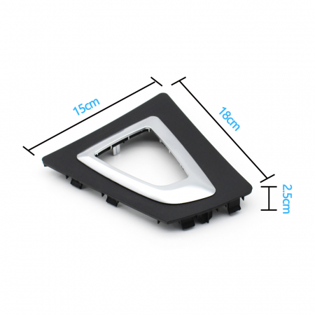 Trim Ornament Masca Schimbator Selector Viteze Dedicat BMW 3GT 4 F30 F31 F34 F35 F32 F33 F36, Negru [1]