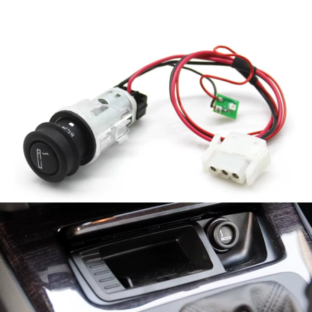 Set Mufa 12v+Bricheta Scrumiera Fata Dedicat BMW E90 E91 E92 E93 [2]