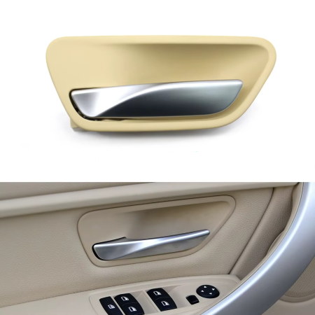 Ornament cu Levier Usa Portiera Dedicat BMW F30 F34 F36 F32 F33 F82 F83, Stanga, Bej [1]