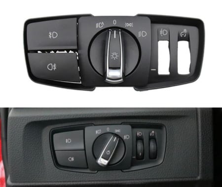 Ornament Masca Buton Bloc Lumini Faruri Dedicat BMW F20 F21 F22 F23 F87 F30 F31 F34 F35 F32 F33 F36 F82 F83 [2]