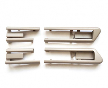 Set 4 Piese Ornament Masca Sina Scaun Fata Dedicat BMW F01 F02 F07 F10 F11, Nonacelift, Oyster