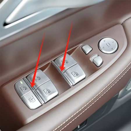 Trim Ornament Buton Butoane Geamuri Oglinzi BMW G11 G12 5GT F07 X5 F15, Fata [3]