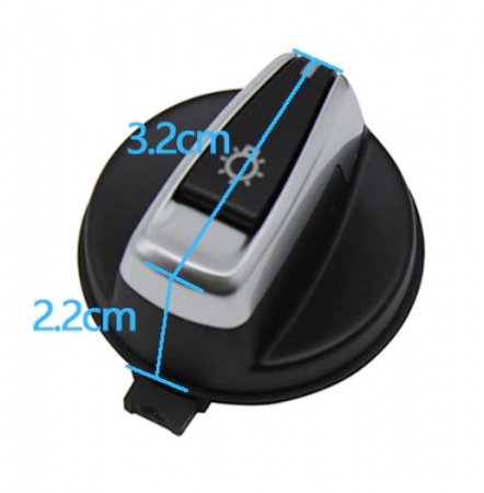 Buton Capac Selectie Lumini Dedicat BMW E81 E82 E84 E87 E88 E90 E91 E92 E93, Negru [3]