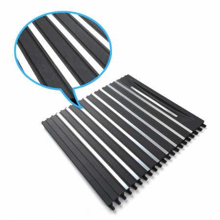 X5 F15 X5M F85 - Rulou Ornament Suport Pahare Consola Centrala Dedicat BMW X5 X6 F15 F16, Crom