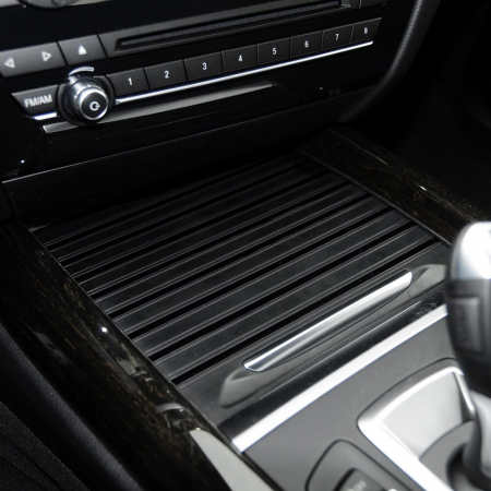 Rulou Ornament Suport Pahare Consola Centrala Dedicat BMW X5 X6 F15 F16, Negru Lucios [4]