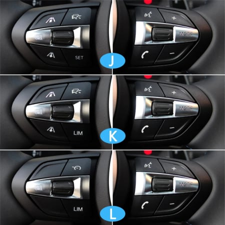 Set 10 Butoane Volan M Dedicat BMW  F10 F11 F30 F31 F34 F01 F02 F07 F06 F12 F25 F26 F15 F16 M2 M3 M4 M5 X5M X6M, Model A [6]