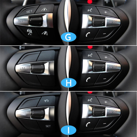 Set 10 Butoane Volan M Dedicat BMW  F10 F11 F30 F31 F34 F01 F02 F07 F06 F12 F25 F26 F15 F16 M2 M3 M4 M5 X5M X6M, Model E [5]