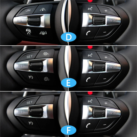 Set 10 Butoane Volan M Dedicat BMW  F10 F11 F30 F31 F34 F01 F02 F07 F06 F12 F25 F26 F15 F16 M2 M3 M4 M5 X5M X6M, Model F [4]