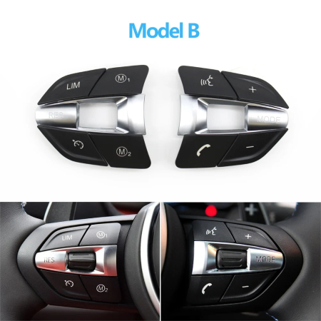 Set 10 Butoane Volan M Dedicat BMW  F10 F11 F30 F31 F34 F01 F02 F07 F06 F12 F25 F26 F15 F16 M2 M3 M4 M5 X5M X6M, Model B [1]