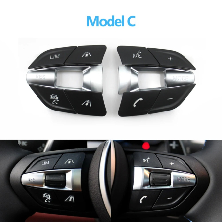 Set 10 Butoane Volan M Dedicat BMW  F10 F11 F30 F31 F34 F01 F02 F07 F06 F12 F25 F26 F15 F16 M2 M3 M4 M5 X5M X6M, Model C [1]