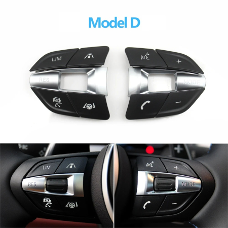 Set 10 Butoane Volan M Dedicat BMW  F10 F11 F30 F31 F34 F01 F02 F07 F06 F12 F25 F26 F15 F16 M2 M3 M4 M5 X5M X6M, Model D [1]