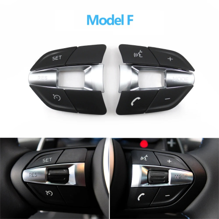 Set 10 Butoane Volan M Dedicat BMW  F10 F11 F30 F31 F34 F01 F02 F07 F06 F12 F25 F26 F15 F16 M2 M3 M4 M5 X5M X6M, Model F [1]