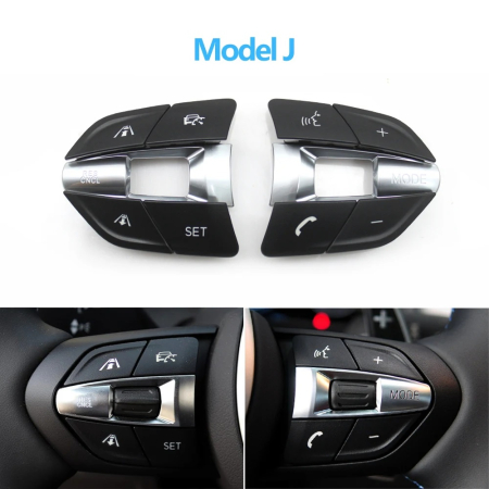 Set 10 Butoane Volan M Dedicat BMW  F10 F11 F30 F31 F34 F01 F02 F07 F06 F12 F25 F26 F15 F16 M2 M3 M4 M5 X5M X6M, Model J [1]