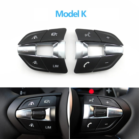 Set 10 Butoane Volan M Dedicat BMW  F10 F11 F30 F31 F34 F01 F02 F07 F06 F12 F25 F26 F15 F16 M2 M3 M4 M5 X5M X6M, Model K [1]