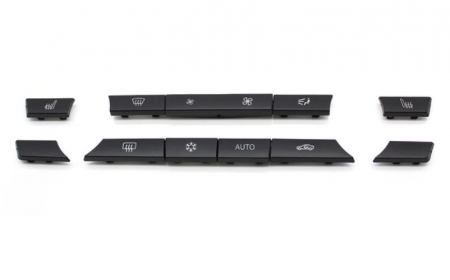 PANOU CLIMA - Set 11buc Butoane Consola Clima Ventilatie AC Aer Dedicat BMW F01 F02 F06 F07 F10 F11 F13 F15 F16, NonFacelift