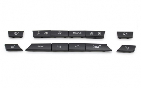 F06 F12 F13 - Set 12buc Butoane Consola Clima Ventilatie AC Aer Dedicat BMW F01 F02 F06 F07 F10 F11 F13 F15 F16, Facelift