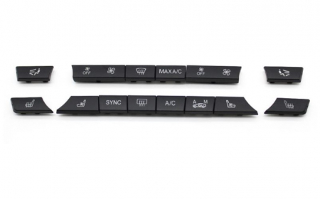 F06 F12 F13 - Set 14buc Butoane Consola Clima Ventilatie AC Aer BMW F01 F02 F06 F07 F10 F11 F13 F15 F16, Facelift