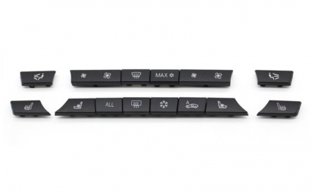 PANOU CLIMA - Set 14buc Butoane Consola Clima Ventilatie AC Aer Dedicat BMW F01 F02 F06 F07 F10 F11 F13 F15 F16, NonFacelift