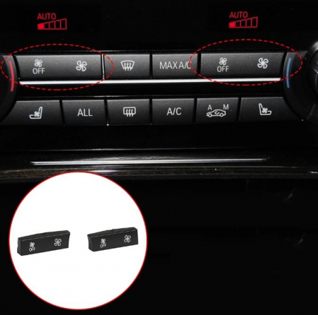 Set 2 Butoane Volum Ventilatie Clima BMW F10 F11 F01 F02 F06 F12 F15 F16, Facelift, din set 14buc [1]