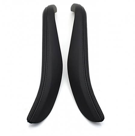 G30 G31 F90 F99 - Set 2 Manere Exterioare Piele Usi Dedicat BMW Seria 5 G30 G31 G38 M5 F90, Negru